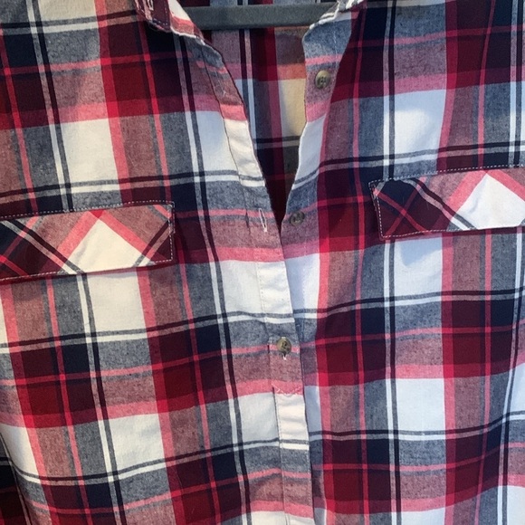Craghoppers Red Plaid Button Down Shirt Women’s Size 12 Extra Large - Picture 3 of 8